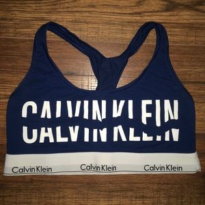 Navy Blue Calvin Klein Bralette
